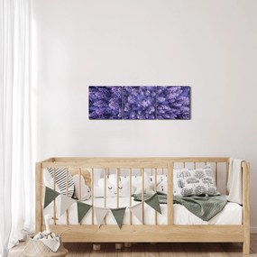 Havas fák képe (órával) (90x30 cm)