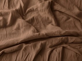 Musselin ágynemű MUSSARI világosbarna Ágyneműhuzat mérete: 70 x 90 cm | 140 x 200 cm