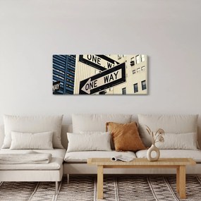 Kép - New York ONE WAY (120x50 cm)
