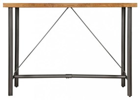 újrahasznosított tömör tíkfa bárasztal 150 x 70 x 106 cm