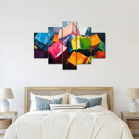 Kép - Színes kockák (150x105 cm)