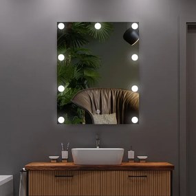 LED tükör világítással 9xLED/1W/230V 3000/4000/6000K 50x40 cm IP44