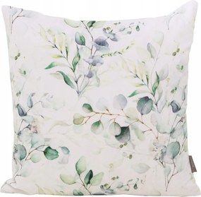 Eukana Levél Mintás Pamut Párna Cipzárral 45X45 CM