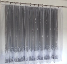 Mg Függöny jacquard 618/353 400x180cm Kész Szalaggal M