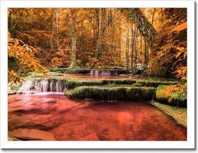 Poszterek keretben 40x30 Kanchanaburi vízesés