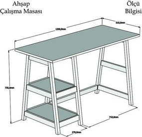Perla Walnut íróasztal
