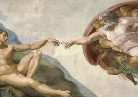 Fotótapéta Flizelin Fali ragasztó szett Spirituális érintkezés 312x219 Ragasztó