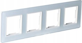 Négyszögletes keret, üveg, fehér, Onnline