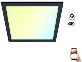 WiZ WiZ - LED Dimmelhető mennyezeti lámpa SUPERSLIM LED/36W/230V fekete Wi-Fi WI0065