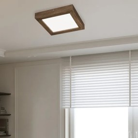 Brilagi-LED állítható fényű WOODY FRAME LED/24W/230V tölgy 30x30 cm IP44 + DO