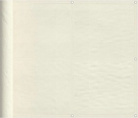 vidaXL krémszínű erkélyparaván 100% oxford poliészter 90 x 800 cm