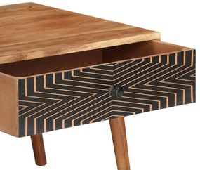 Tömör akácfa dohányzóasztal 100 x 50 x 39 cm