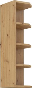 Felső polcos szekrény, artisan tölgy, LULA 30 G-90 ZAK
