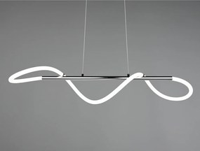 Ezüstszínű fém LED dimmelhető függőlámpa Argos – Reality