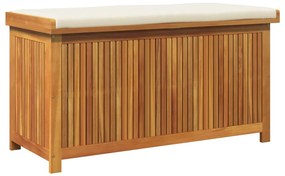 tömör akácfa kültéri párnatartó láda 113x50x60,5 cm