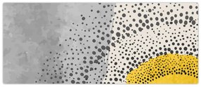 Kép - N⁰3 strand absztrakt festménye (120x50 cm)