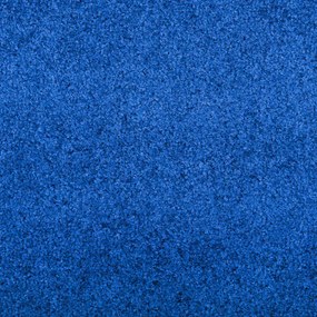 Ajtószőnyeg Kék és Fekete 120 x 300 cm Poliamid és PVC