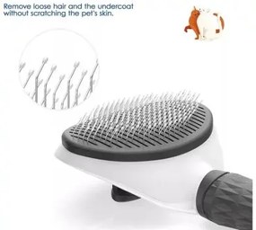 Innovatív kefe a szőr kifésülésére - PETBRUSHY - szürke