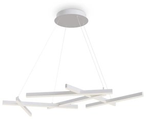 Maytoni MOD016PL-L75W - LED Csillár zsinóron LINE LED/79W/230V fehér