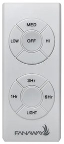 FANAWAY 512120 - Mennyezeti ventilátor EVORA 2xE27/15W/230V + távirányítás