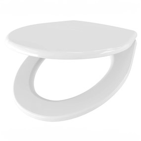 Wc-ülőke Fehér Lassan Záródó Tartós Polipropilén Stabil Szilárd