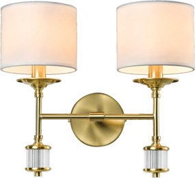 Cosmolight SUTTON W02852BR-WH Fali lámpa 2x25W/E14 ip20