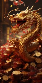 Poszter 50x100cm A gazdagság sárkánya