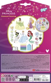 Disney Hercegnők Totum gyémántszemes kép 5 db-os