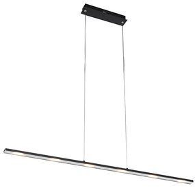 Dizájner függőlámpa fekete LED-del érintéses fényerőszabályzóval - Platina
