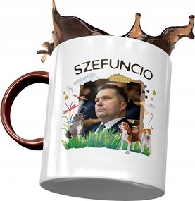 Bordó-fekete Bögre Ajåndék Nyomtatott Fotóval