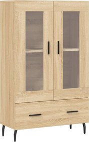 vidaXL sonoma tölgy színű szerelt fa magasszekrény 69,5 x 31 x 115 cm
