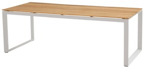 Heritage Teak fehér étkezőasztal 220 cm