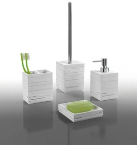 Gedy, QUADROTTO WC kefe állóhoz, fehér, QU3302