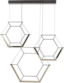 Dar Lighting HEXAGON HEX0322 Függőlámpa 1x35W/LED 2800K 1043LM