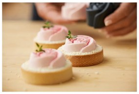 Szilikon sütőforma szett muffinhoz, 6 db-os ø 7 cm Rose – Blomsterbergs