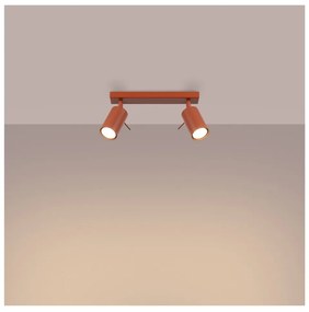 Téglavörös spotlámpa 6x30 cm Etna – Sollux