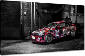 Vászonkép 120x70 Piros Bmw