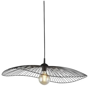 Searchlight 88550BK - Csillár zsinóron WAVE 1xE27/60W/230V fekete