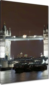 Vászonkép 80x120 Megvilágított toronyhíd