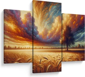 Kép – Fa a mezőn (90x60 cm)