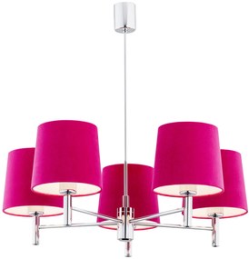 Argon Bolzano mennyezeti lámpa 5x15 W rózsaszín 2075