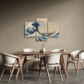 Kép - Katsushika Hokusai, Under the Wave off Kanagawa, reprodukciók (90x60 cm)