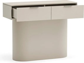 Bézs konzolasztal 36x100 cm Totem – Teulat