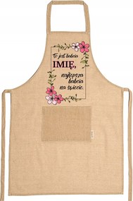 Újrahasznosított Pamut Kötény Öko Ajándék Nagymama Nap Nagymama