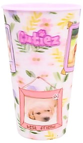 Állatos Cutiez 3D hatású műanyag pohár 480 ml