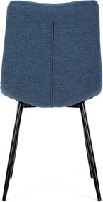 Sötétkék szövet étkezőszék, DCL-193 BLUE2