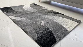 Comfort 6872 szürke modern szőnyeg 80 cm-es szett