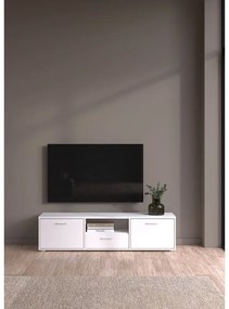 Fehér TV-állvány 147x38 cm Media – Tvilum