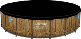 Bestway BORA BORA rattan hatású fémvázas medence szett 549 x 122 cm