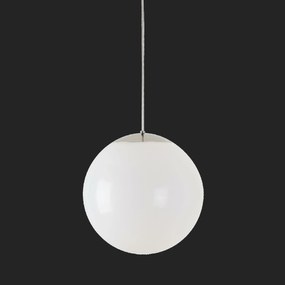 Osmont 64341 Isis S3 Pm Hp függesztett műanyag lámpa, rozsdamentes acél, polírozott fehér I